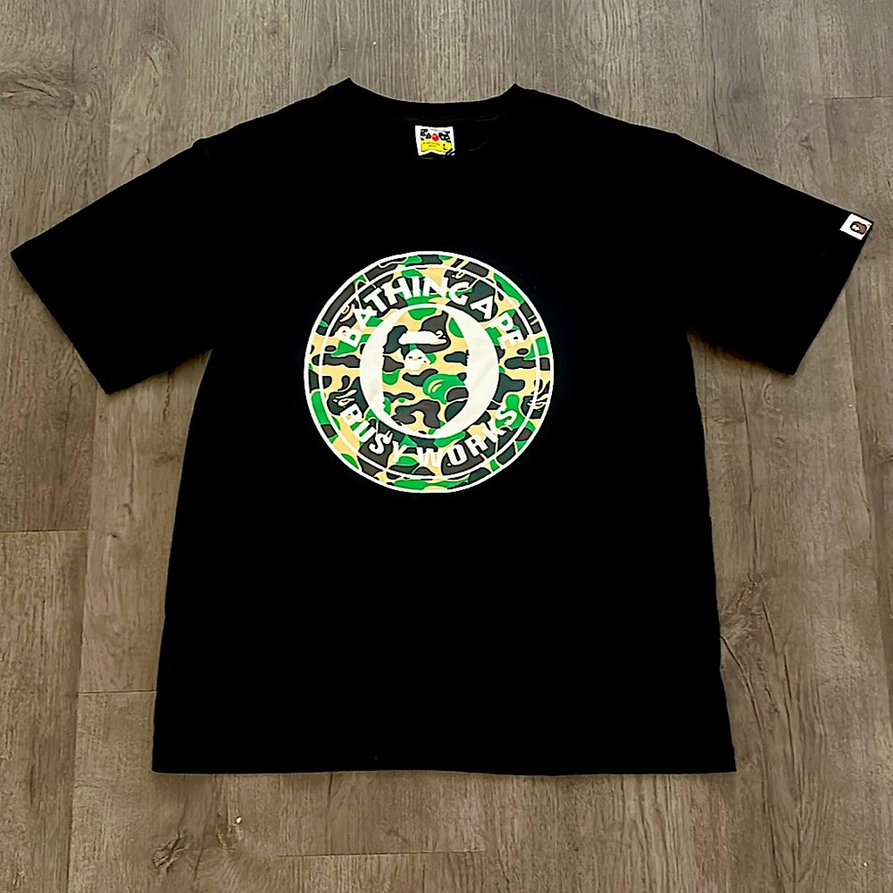 Bape Busy Works Tee Size L